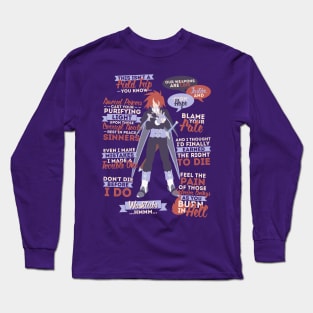 Kratos Aurion Quotes Long Sleeve T-Shirt